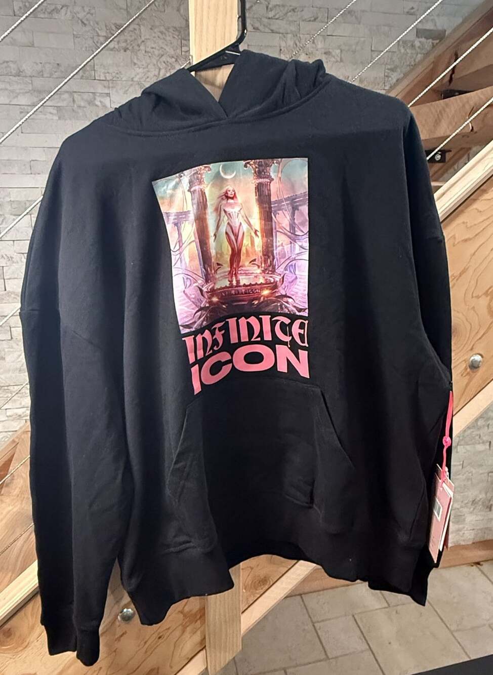 Paris Hilton Infinite Icon Tour Hoodie Black